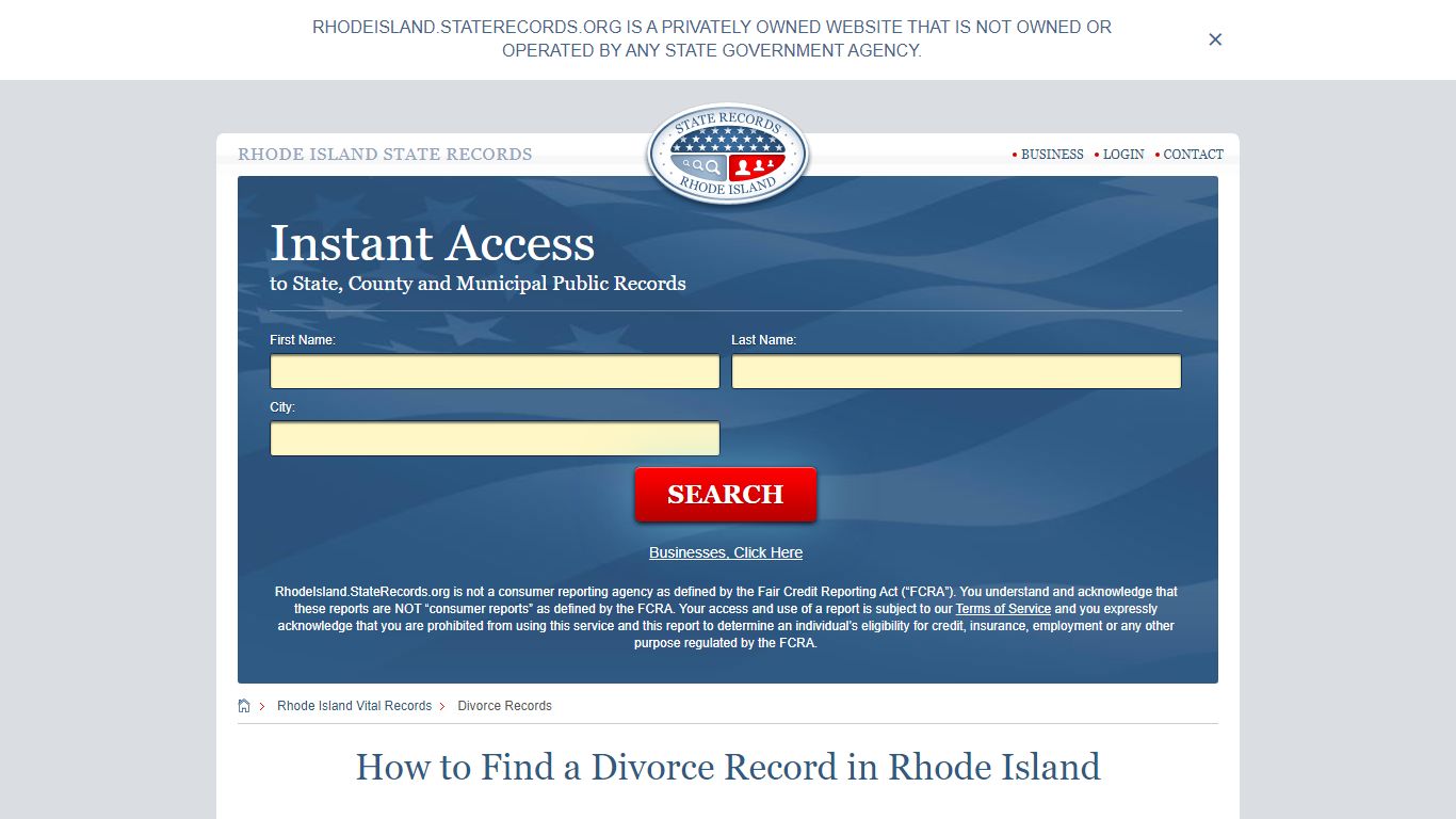How to Find a Divorce Record in Rhode Island